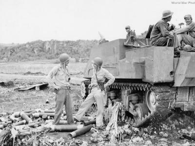 M7 on Tinian 1944