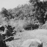 M7 Priest 105mm Self Propelled Gun in Action, Luzon Philippines ’45