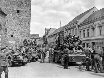 2nd Armored Division M8 Toeven Holland 1945