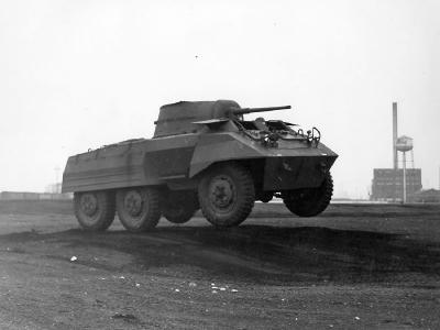 M8 Armored Car Jump View