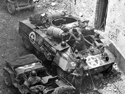 M8 at Gaeta Italy 1944