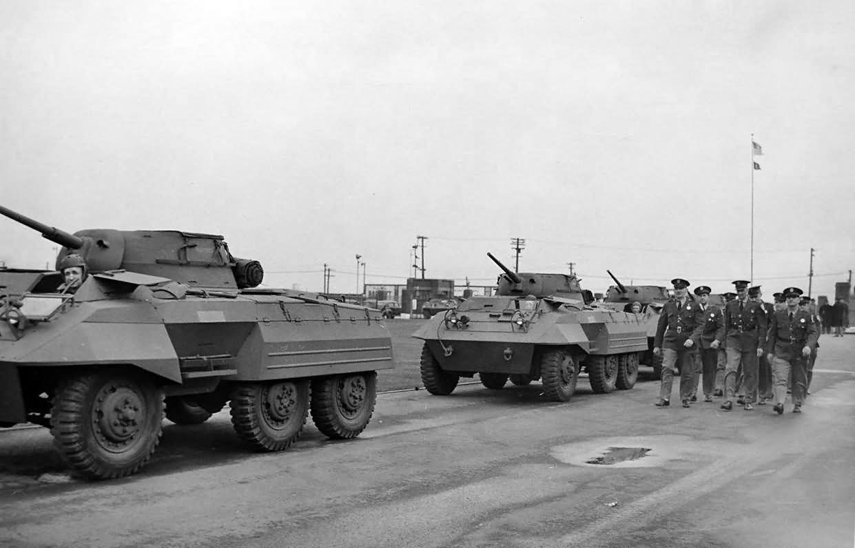M8 Greyhound Armored Car in field trials 4