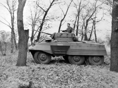 M8 Greyhound Armored Car in field trials 5
