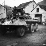 M20 Rusty Armored Car 6th Cavalry Group With Modified .50 Cal Ring Mount 3rd Army February 17 1945