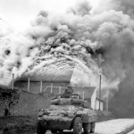 M8 Greyhound Armored Car in Action Belgium Sept 1944