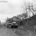 M8 of the 10th Armored Spearhead reaches Quint Germany 9 March 1945