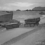 Landing Craft Unloads Supplies On Biak Beach