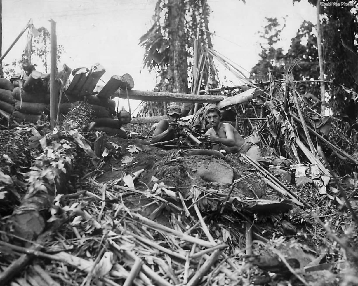 3rd Marine Division Machine Gunners on Hill 600