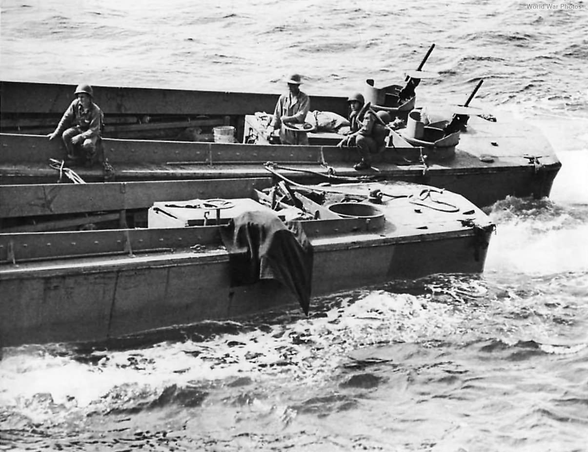 Body of sailor on KO’d Landing Barge off Bougainville ’43