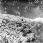 Marines leave LST to take beach at Cape Gloucester