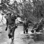 Marines leave front on Cape Gloucester after 23 Days