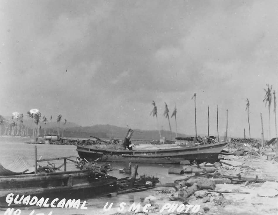 Beach Guadalcanal Campaign Solomon Islands