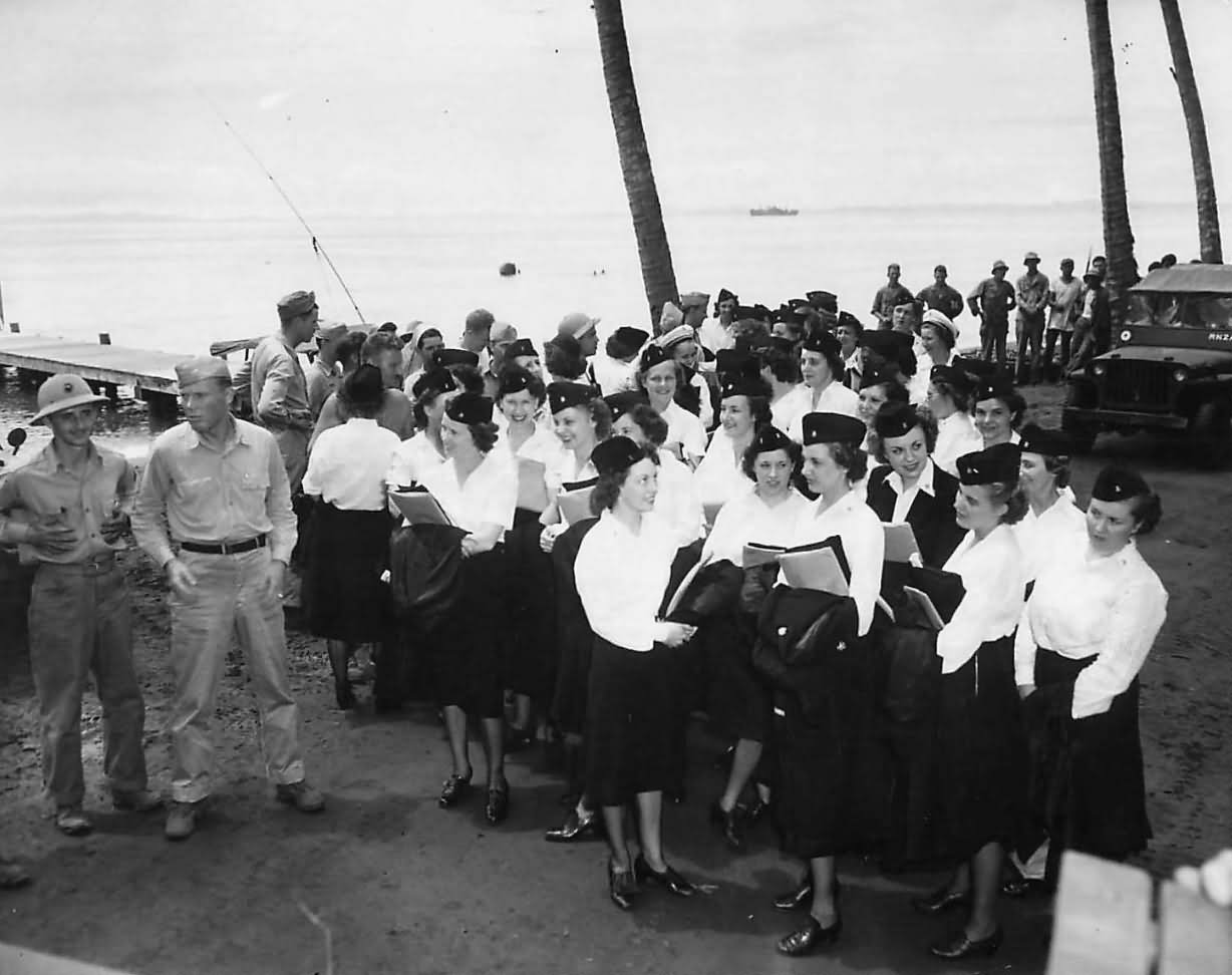 First Group of U.S. Navy Nurses Arrive for Duty on Guadalcanal 1944