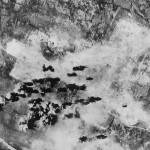 7th AF Bombers Blast Japanese Airfield on Iwo Jima 1945