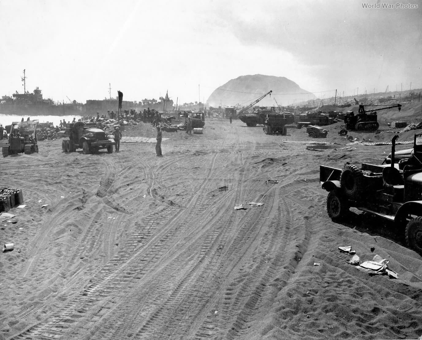 Equipment on Yellow Beach D-Day+8 Iwo Jima