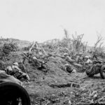 27th Marines weapons Company in action Airfield 2 Iwo Jima 22 February 1945