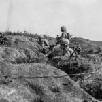 3/21 Marines Fighting For Airfield 2 on Iwo Jima 24 February 1945