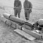 750lb Japanese rocket at salvage dump