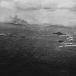 U.S. Navy invasion fleet ships off Iwo Jima 8