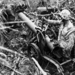 Japanese 200 mm Type 4 Rocket Launcher Iwo Jima March 1945