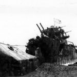 Japanese APD wrecked on Iwo Jima’s Blue Beach