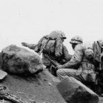 Platoon Commander in 2/9 Marines in action Iwo Jima 26 February 1945