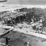 Kwajalein on day before bombardment