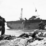 Marines landing on Kwajalein Atoll in LVT 31 January 1944