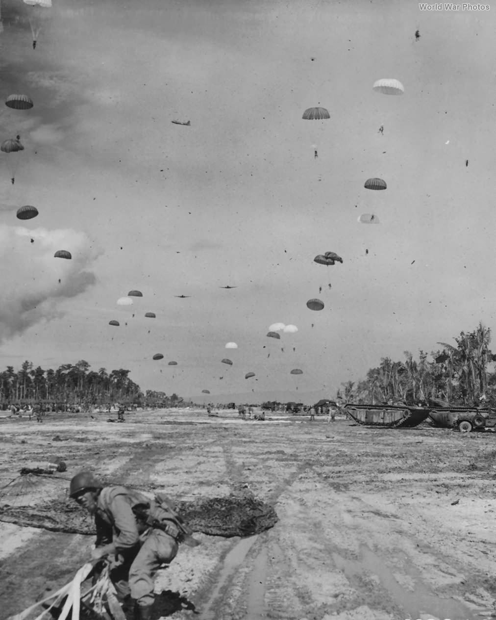 Landing at Kamiri on Noemfoor Island July 1944