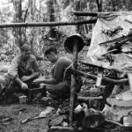 GIs Sgt Roof and Beatty Mt Tambu August 29, 1943