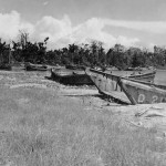 Japanese Landing Crafts At Buna Papua New Guinea