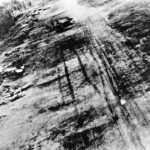 Japanese planes under attack on Wewak airfield
