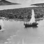 USAAF bombing of Japanese ships in Hansa Bay, New Guinea 1943