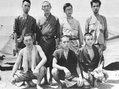Group of Japanese Soldiers to Surrender on Okinawa 1945