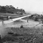 Stinson L-5 Sentinel Carries Wounded Marine from Itoman near Okinawa Front