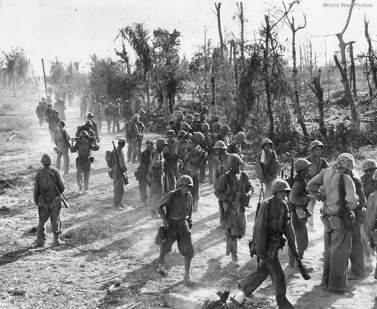 1st Division Marines Return from Bloody Nose Ridge