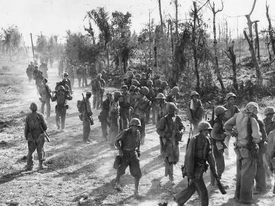 1st Division Marines Return from Bloody Nose Ridge