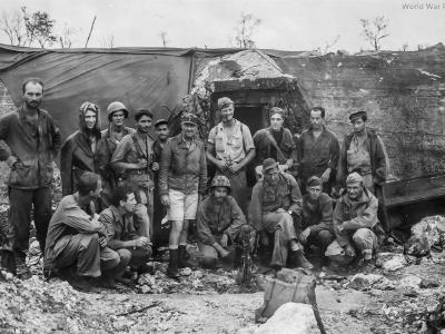 1st Marine Division Combat Photographers on Peleliu