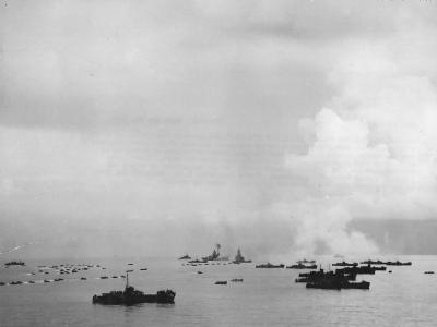 View of Landing Craft at Zero Hour -10 Minutes