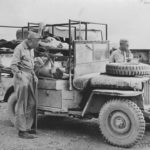 Jeep with Wounded Marines Peleliu 1944