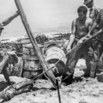 Marines Discover Japanese 50 KG Bomb Land Mine Peleliu