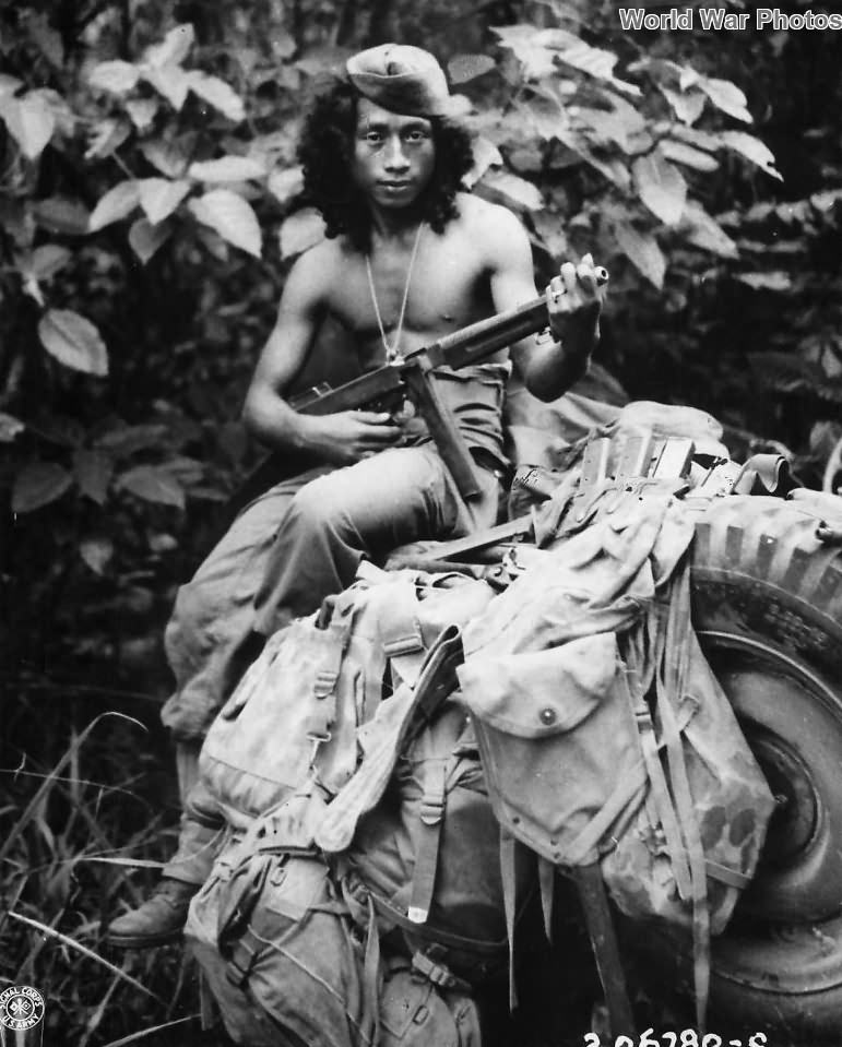 Philippine Guerrilla scout operating with 24th Division Recon Squad Mindanao