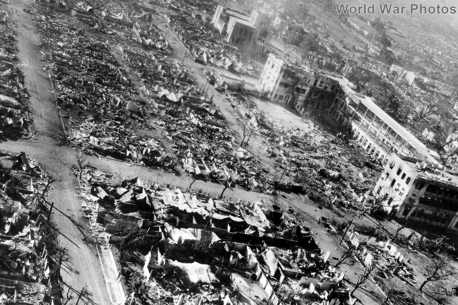 The Ruins of Manila after the Battle for the Philippine Capital March 1945 1