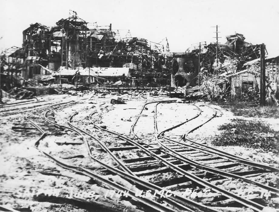 Railroad on Saipan Battle of Saipan June 1944