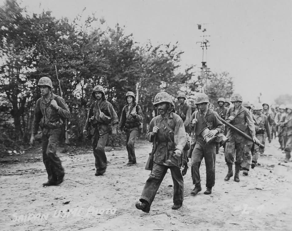 US Marines Invasion Saipan 1944