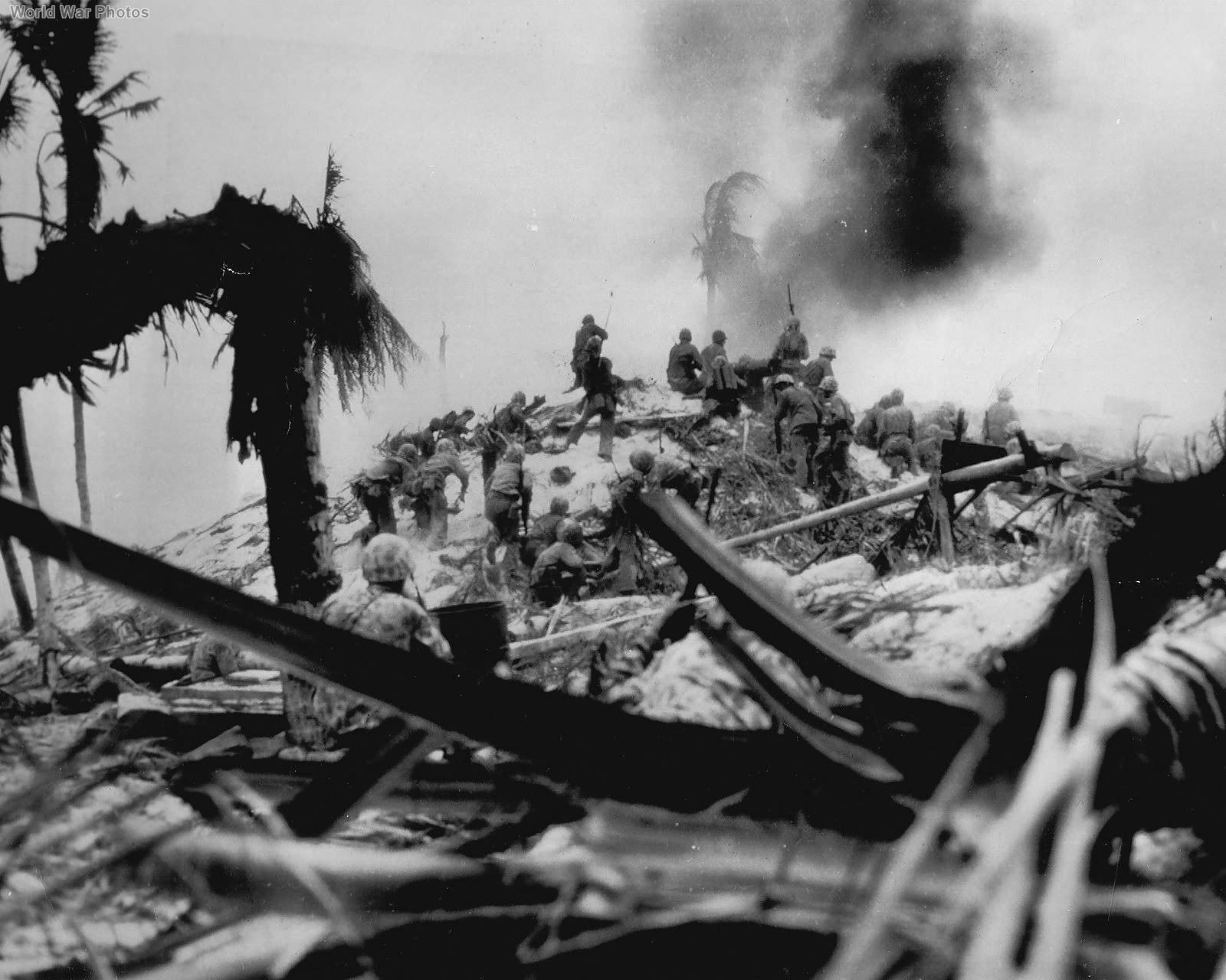 Lt Alexander Bonnyman attack on pillbox on Tarawa