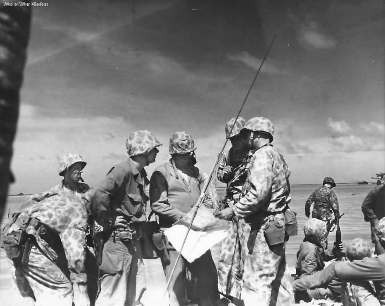 Maj Jim Crowe with 2d Battalion, 8th Marines on Red Beach 3