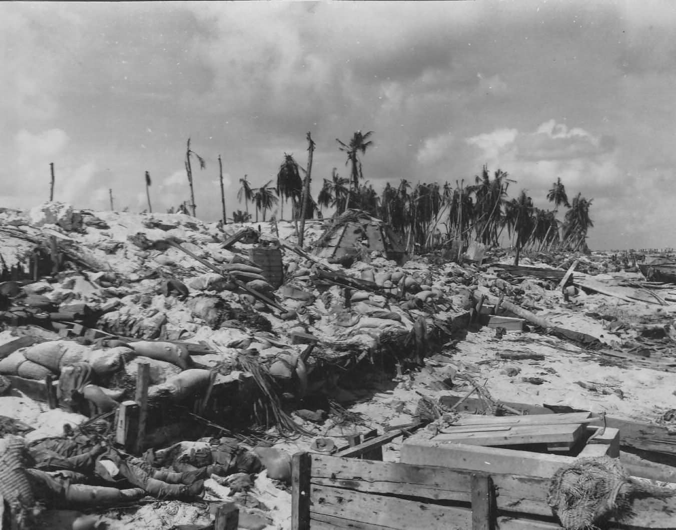 Tarawa after battle