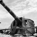 British 8 Inch gun at Tarawa 1943
