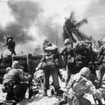 Marines storm Japanese held airport on Tarawa